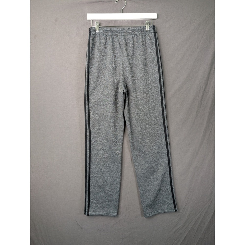 Adidas Boys Gray Heathered 3-Stripe Fleece Track Pants XL‎ 18/20 Athletic Pants